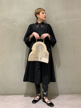 「FEMMENT（ファモン）のアイテム」を使った、Mio  Yamashitaさん（レディース・162cm）の春コーディネート