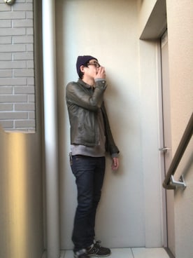 「SASQUATCHfabrix.（サスクワァッチファブリックス）のアイテム」を使った、ながはらさん（メンズ・173cm）の春コーディネート