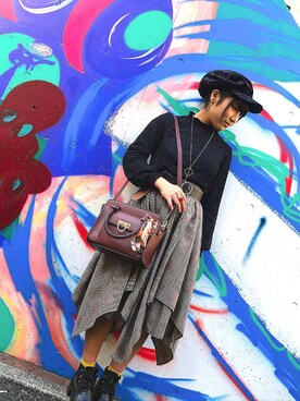 「FANNER」｜#chizu (フォロバ100)さん（レディース・154cm）の春コーディネート