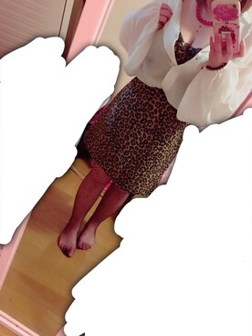 「MOUSSY（マウジー）のアイテム（Skirt、ベージュ系）」を使った、ゆさん（レディース・143cm）の冬コーディネート