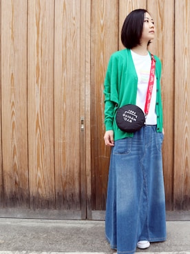 「GOTHAM（ゴッサム）のアイテム」を使った、giseさん（レディース・159cm）の春コーディネート