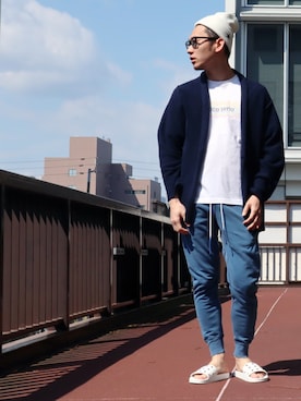 「StarLean(スターリアン)のアイテム」を使った、giseさん(メンズ・170cm)の春コーディネート