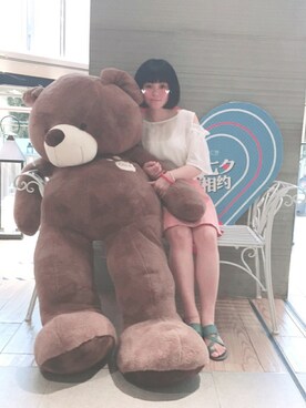 「ARROW（アロー）のアイテム（スカート）」を使った、桃夭さん（レディース・159cm）の夏コーディネート