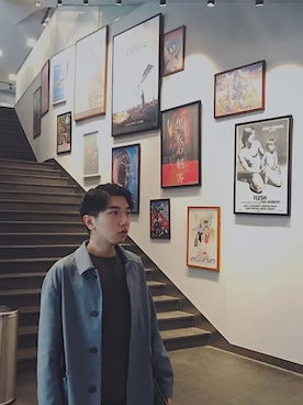 「PULL&BEAR（プルアンドベア）のアイテム（スニーカー）」を使った、Stanley S.さん（メンズ・164cm）の春コーディネート