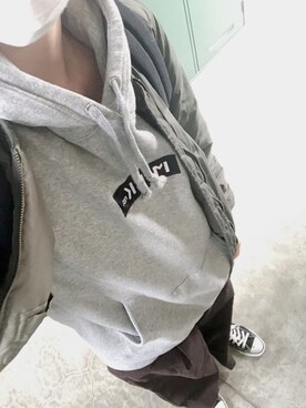 「MILKFED.」｜「アイテム（MA-1）」を使った、nさん（レディース・167cm）の秋コーディネート