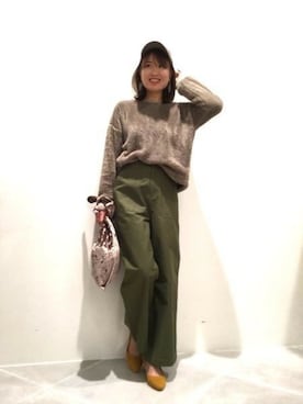 「LAKOLE（ラコレ）のアイテム（パンプス）」を使った、LAKOLE WOMENSさん（レディース・167cm）の冬コーディネート