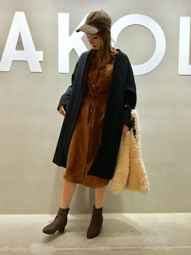 LAKOLE WOMENSさん（レディース・159cm）の冬コーディネート