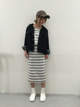 「LAKOLE（ラコレ）のアイテム（スリッポン）」を使った、LAKOLE WOMENSさん（レディース・160cm）の冬コーディネート