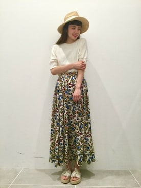 「レトロコーデ」｜LAKOLE WOMENSさん（レディース・167cm）の春コーディネート