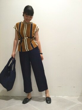 「LAKOLE（ラコレ）のアイテム（その他シューズ）」を使った、LAKOLE WOMENSさん（レディース・163cm）の夏コーディネート