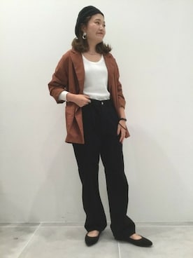 「LAKOLE（ラコレ）のアイテム（パンプス）」を使った、LAKOLE WOMENSさん（レディース・153cm）の秋コーディネート