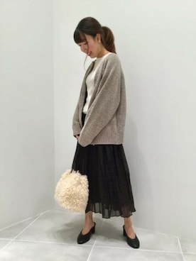 「LAKOLE（ラコレ）のアイテム（その他シューズ）」を使った、LAKOLE WOMENSさん（レディース・157cm）の秋コーディネート