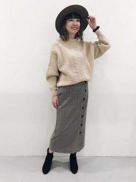 LAKOLE WOMENSさん（レディース・160cm）の冬コーディネート