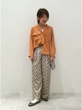 「LAKOLE（ラコレ）のアイテム（バレエシューズ）」を使った、LAKOLE WOMENSさん（レディース・154cm）の春コーディネート
