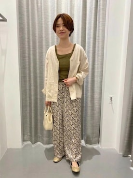 「LAKOLE（ラコレ）のアイテム（バレエシューズ）」を使った、LAKOLE WOMENSさん（レディース・160cm）の春コーディネート