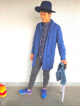 「H&M（エイチ・アンド・エム）のアイテム（ジャケット/アウター）」を使った、hiro7さん（メンズ・176cm・20代）の秋コーディネート