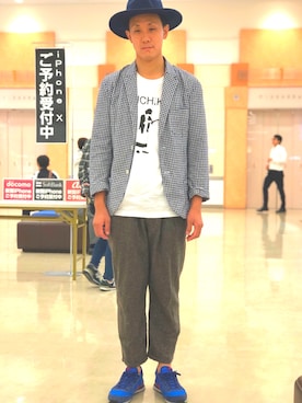 「wearhalloween2017」｜「アイテム（スラックス）」を使った、hiro7さん（メンズ・176cm）の秋コーディネート