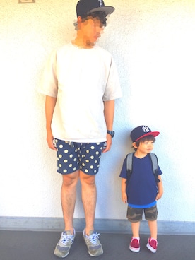 「MADE IN WORLD（メイドインワールド）のアイテム」を使った、hiro7さん（メンズ・176cm）の夏コーディネート