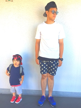 「MADE IN WORLD（メイドインワールド）のアイテム」を使った、hiro7さん（メンズ・176cm）の夏コーディネート