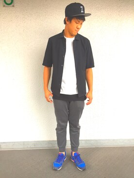 「MADE IN WORLD（メイドインワールド）のアイテム」を使った、hiro7さん（メンズ・176cm）の秋コーディネート