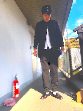 「CIAOPANIC TYPY（チャオパニックティピー）のアイテム（スラックス）」を使った、hiro7さん（メンズ・176cm）の春コーディネート