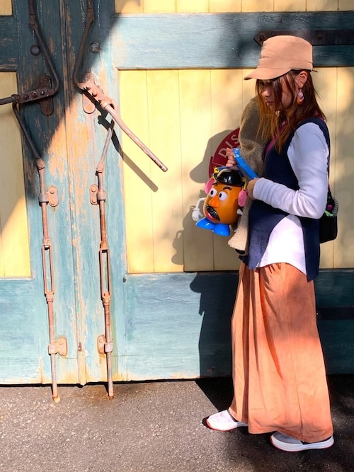 Yocco しまむらのキャップを使ったコーディネート Wear