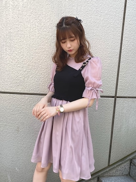「アイテム（ワンピース/ドレス）」を使った、ROJITA_kiraraさん（レディース・157cm・10代）の夏コーディネート