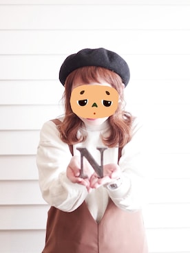 「アーバンリサーチ」｜「アイテム（ハンチング/ベレー帽）」を使った、yui-cheburashka-さん（レディース・162cm）の夏コーディネート