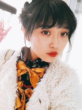 「成人式」｜「アイテム（その他アウター）」を使った、ami.さん（レディース・154cm）の冬コーディネート