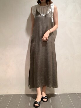 「フォロバ」｜「アイテム（ワンピース/ドレス）」を使った、MANAさん（レディース・170cm）の夏コーディネート