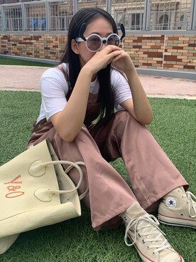 「MEME（ミーム）のアイテム」を使った、tamakiさん（レディース・156cm）の秋コーディネート