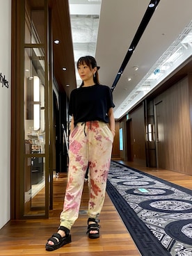 中谷 里香さん（レディース・163cm）の夏コーディネート