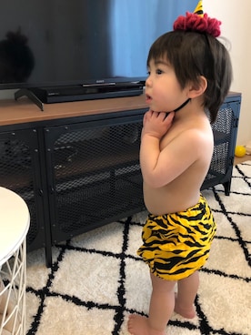 「節分」｜「アイテム（パンツ）」を使った、oam.oさん（レディース・163cm）の冬コーディネート