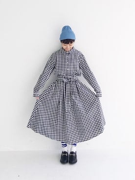 「haco!（ハコ）のアイテム（シャツワンピース）」を使った、maruさん（レディース・151cm）の春コーディネート