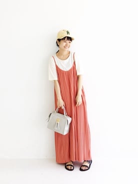 「アイテム（ピアス（両耳用））」を使った、maruさん（レディース・151cm・30代）の夏コーディネート
