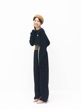 「アイテム（ピアス（両耳用））」を使った、maruさん（レディース・151cm・30代）の冬コーディネート
