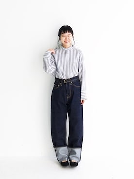 「アイテム（ピアス（両耳用））」を使った、maruさん（レディース・151cm・30代）の春コーディネート