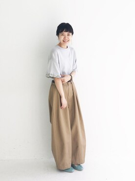 「時短コーデ」｜maruさん（レディース・151cm）の春コーディネート