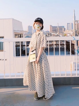 「haco!（ハコ）のアイテム（ワンピース/ドレス）」を使った、maruさん（レディース・151cm）の春コーディネート