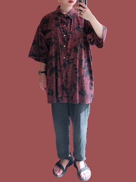 「H&M（エイチ・アンド・エム）のアイテム（腕時計）」を使った、kennyさん（レディース・161cm）の夏コーディネート