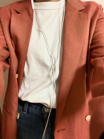 BACCA（バッカ）の「フレンチリネンシャンブレー ダブルブレスト 