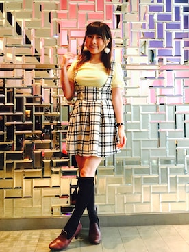 「ECCO（エコー）のアイテム（シューズ）」を使った、DJ　MIYAさん（レディース・160cm）の冬コーディネート