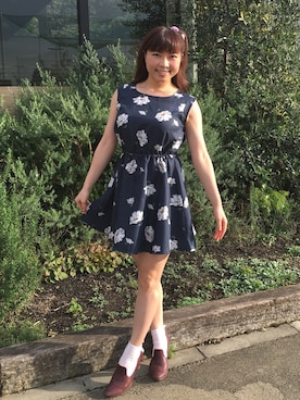 「ECCO（エコー）のアイテム（シューズ）」を使った、DJ　MIYAさん（レディース・160cm）の冬コーディネート