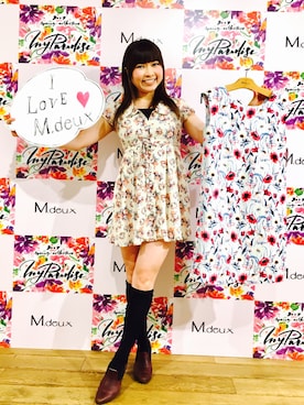 「ECCO（エコー）のアイテム（シューズ）」を使った、DJ　MIYAさん（レディース・160cm）の春コーディネート