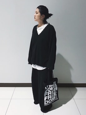 「レイヤードstyle」｜Ayaさん（レディース・163cm）の冬コーディネート