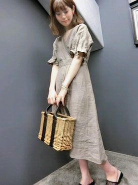 「アイテム（イヤリング）」を使った、おそのさん（レディース・167cm・20代）の春コーディネート