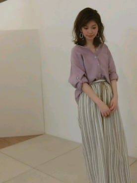 「ラベンダー」｜おそのさん（レディース・167cm）の春コーディネート