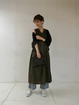 「アイテム（イヤリング）」を使った、おそのさん（レディース・167cm・20代）の夏コーディネート