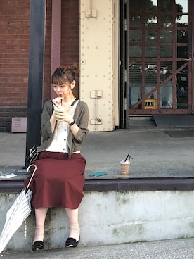 「ニットアップ」｜「アイテム（その他シューズ）」を使った、おそのさん（レディース・167cm）の秋コーディネート