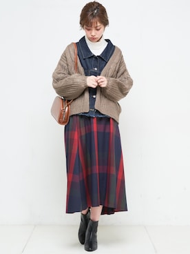 おそのさん（レディース・167cm）の秋コーディネート